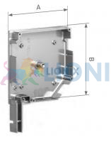 ALUTECH SF45/137u-B: Крышка боковая роллетная SF45/137u-B (цв. 202  - Коричневый). 45 - градусная. фото