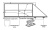 Ворота откатные каркас 4000х2000 без заполнения. С калиткой. фото
